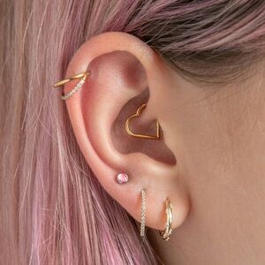 Daith Heart Jewelry